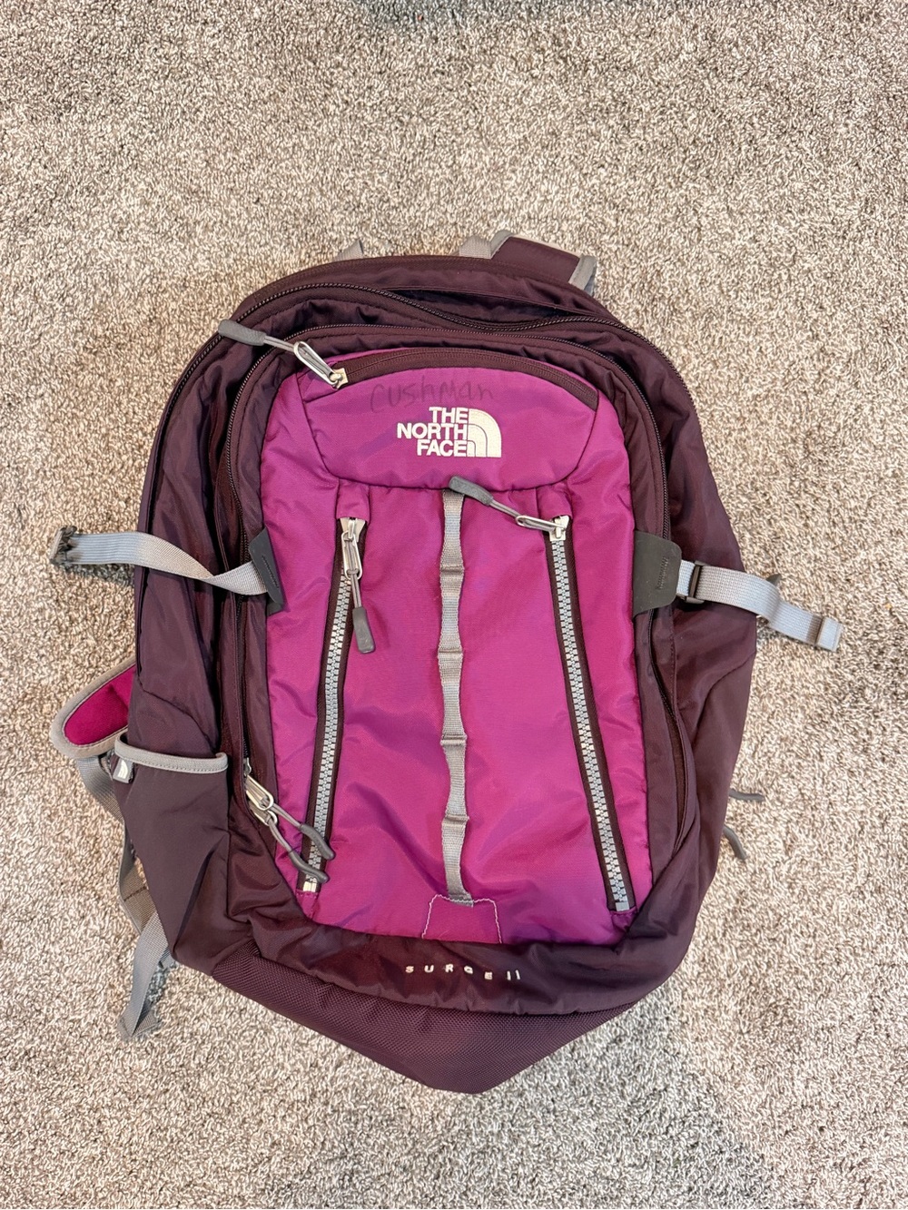 The North Face Men's Two-Tone Purple Backpack